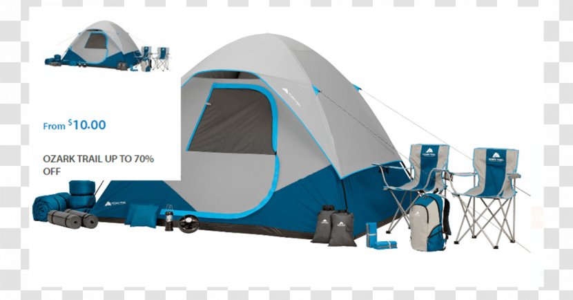 Ozark Trail 28-Piece Premium Camping Combo Set Tent Outdoor Recreation - Sleeping Bags Transparent PNG