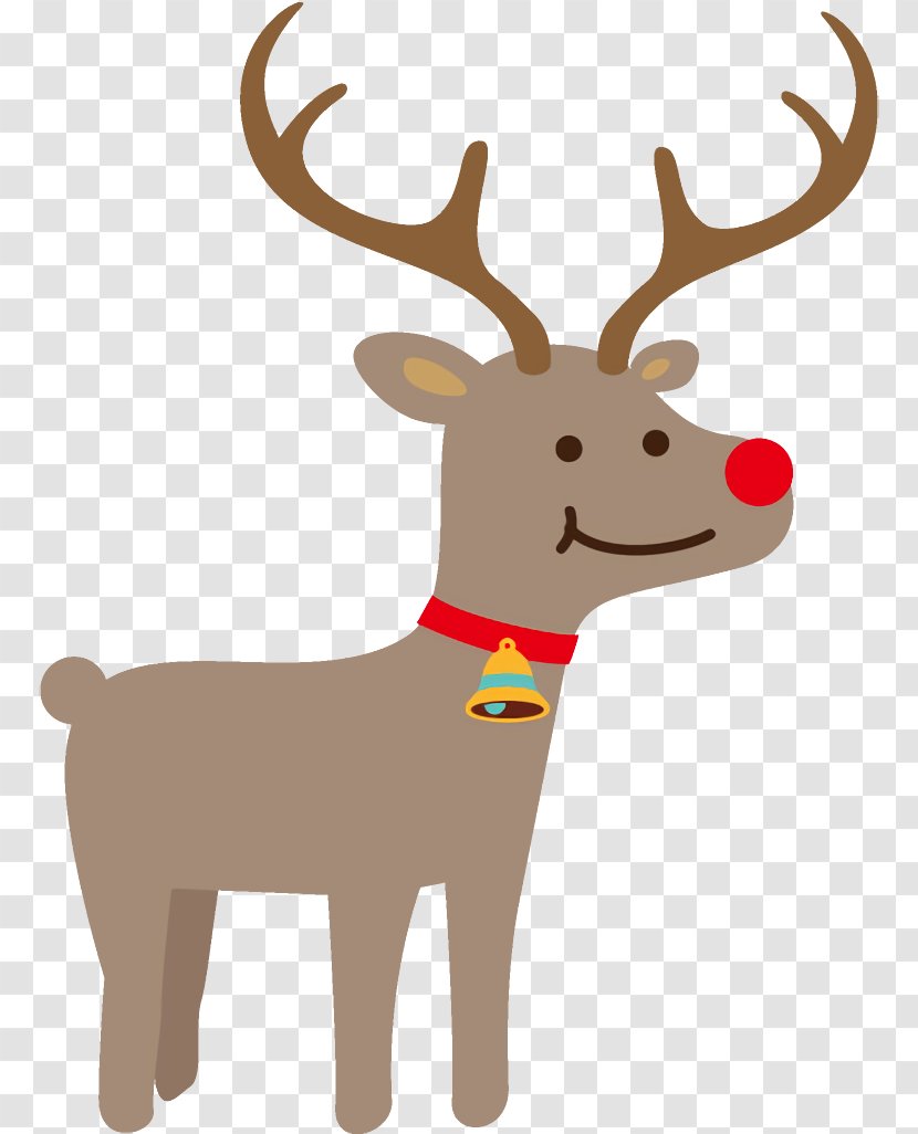Reindeer Christmas - Fawn - Sticker Transparent PNG