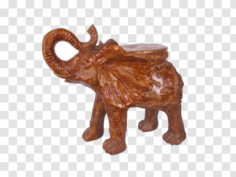 Elephant Chair Wood Transparent PNG