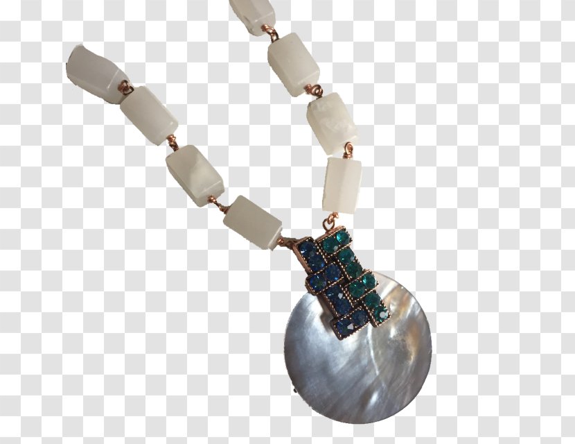 Necklace Pearl Gemstone Bead Seashell - Body Jewelry - Wire Wonderland Transparent PNG