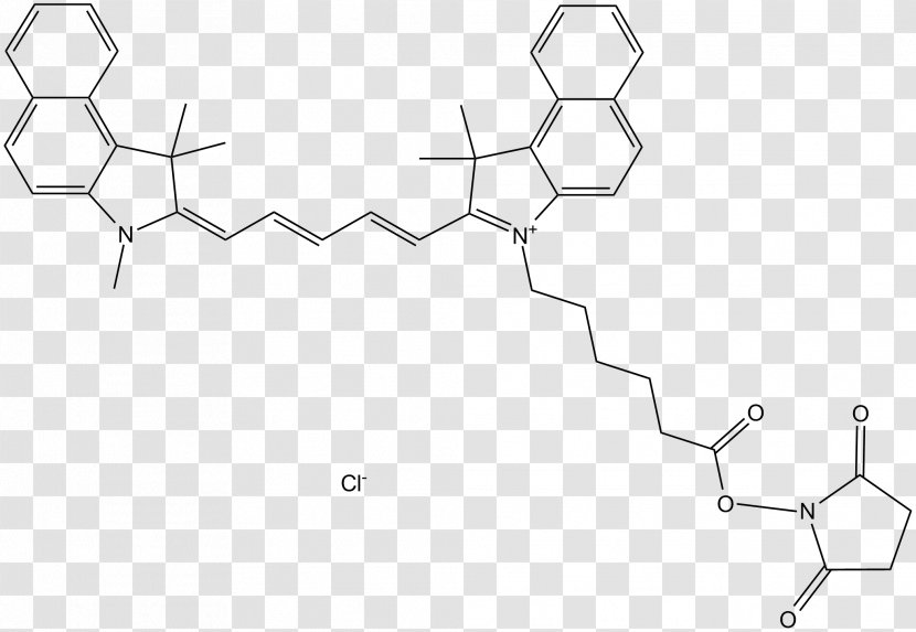 Cyanine N-Hydroxysuccinimide Ester Amine Maleimide - Silhouette - Flower Transparent PNG