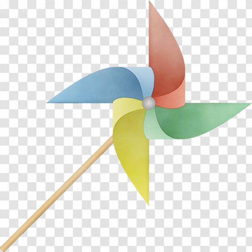 Pinwheel Transparency Drawing Wind Turbine - Watercolor - Auto Part Automotive Wheel System Transparent PNG