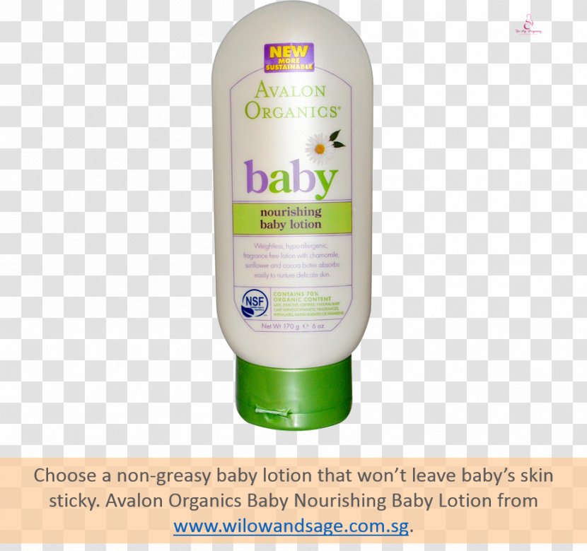 Avalon Organics Baby Voedende Babylotion Infant Moisturizer Flavor - Herb - Lift Every Voice Sing Transparent PNG