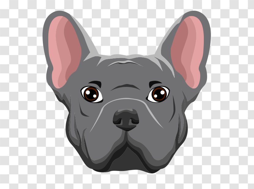 Bulldog Cartoon - Fawn Companion Dog Transparent PNG