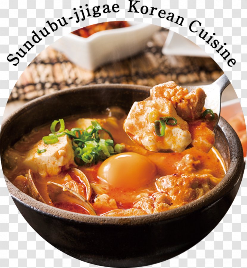 Kimchi-jjigae Sundubu-jjigae Korean Cuisine Thai Nabemono - Food - Western Hall Transparent PNG