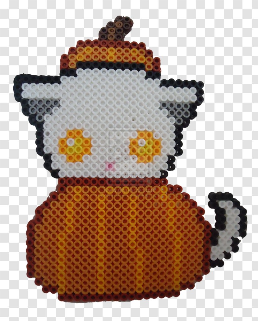 Pixel Art Drawing The Arts Stuffed Animals & Cuddly Toys Textile - Game - Cute Candy Corn Perler Beads Transparent PNG