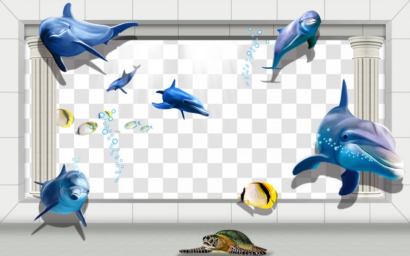 3D Mural - Television - Painting Transparent PNG
