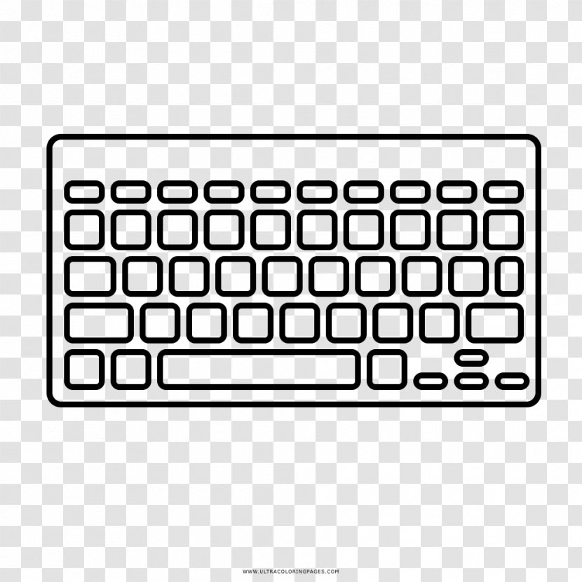 Computer Keyboard Numeric Keypads Space Bar Drawing - Technology Transparent PNG