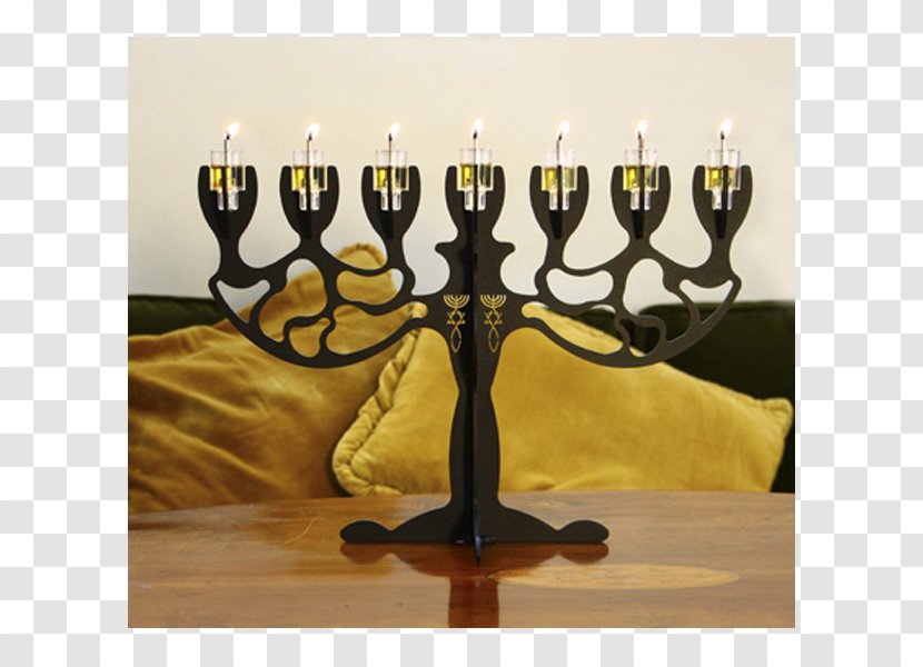 Menorah Hanukkah Messianic Judaism Lighting - Olive Tree Transparent PNG