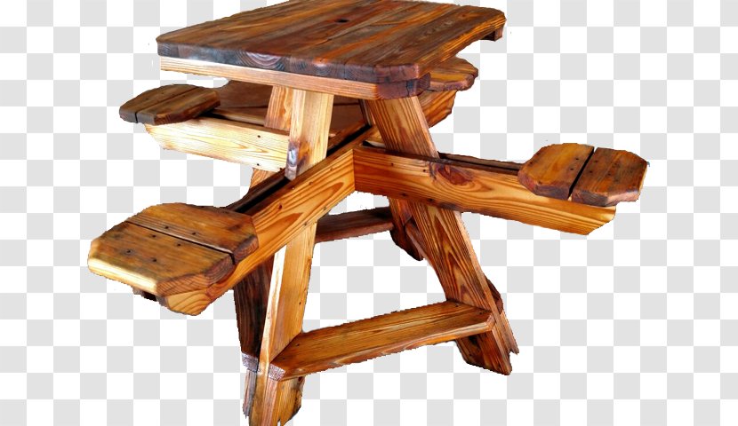 Picnic Table Furniture Woodworking - POOL FURNITURE Transparent PNG