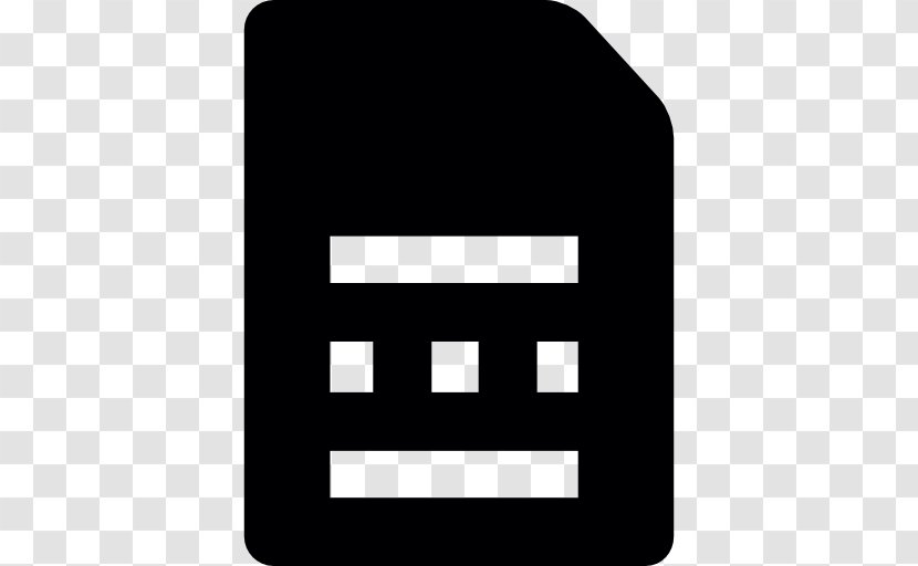 Rectangle Symbol Black - User Transparent PNG