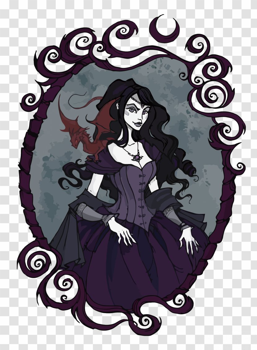 Lenore Gothic Fiction Architecture Art - Fictional Character - Vector Witch Transparent PNG