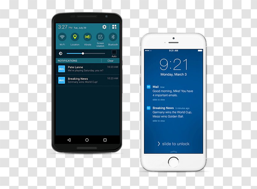 Feature Phone Smartphone AOL Mail Email - Handheld Devices Transparent PNG