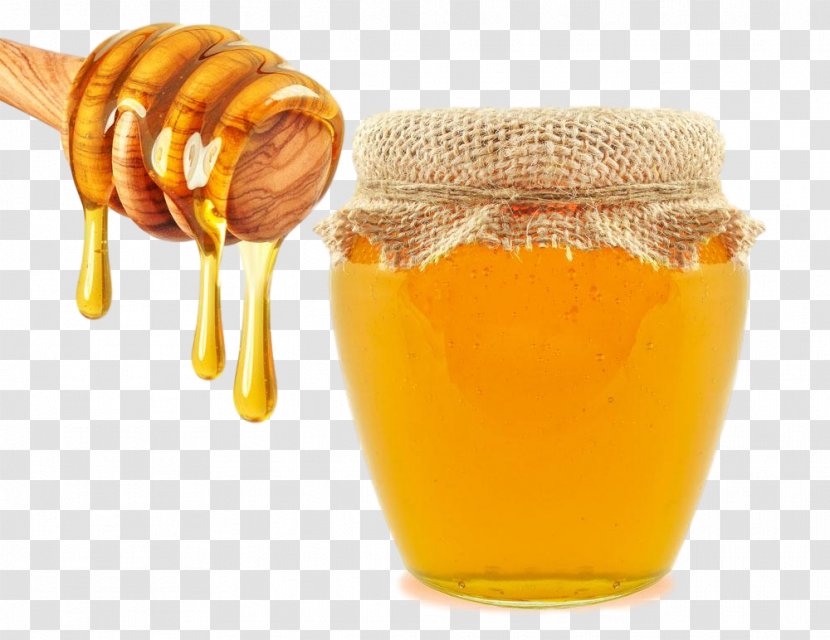 Honey Food Ingredient Juice Drink - Syrup - Honeybee Transparent PNG