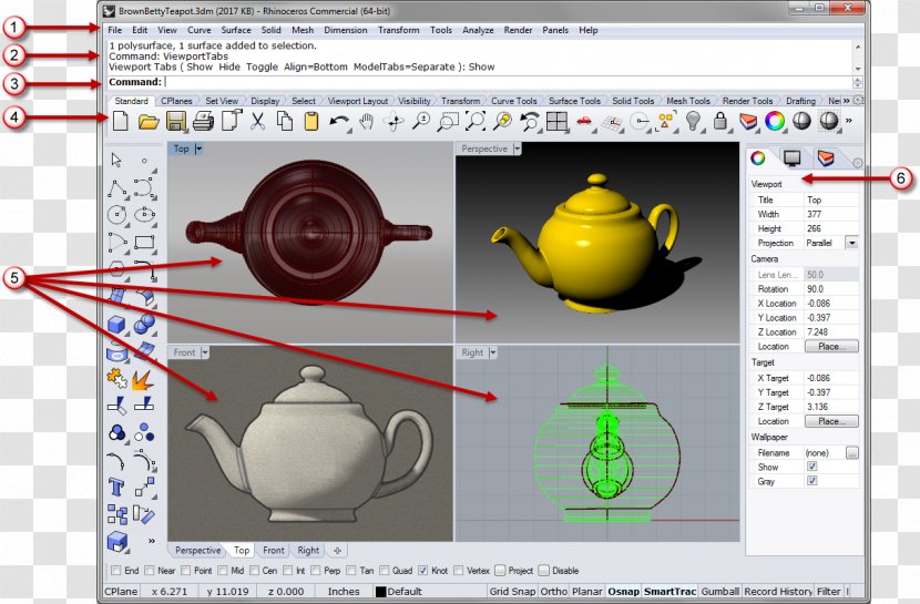 Rhinoceros 3D Computer Graphics Robert McNeel & Associates Grasshopper Computer-aided Design - 3d Modeling - Winning3 Transparent PNG