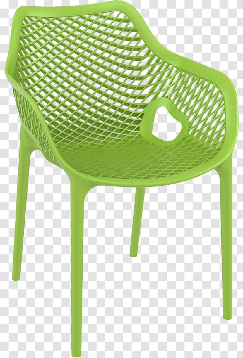 Table No. 14 Chair Garden Furniture - White - Green Rattan Transparent PNG