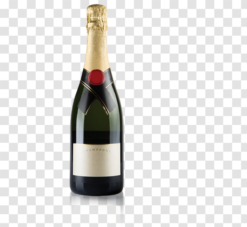 Champagne Glass Wine Bottle Beer - Alcoholic Drink Transparent PNG