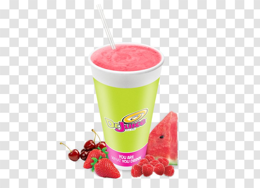 Strawberry Juice Milkshake Smoothie Non-alcoholic Drink - Frozen Dessert Transparent PNG