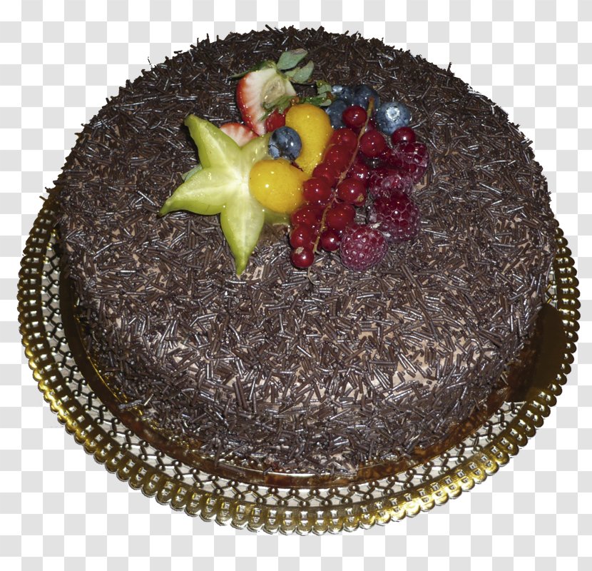 Chocolate Cake Sachertorte Brigadeiro Fruitcake Semifreddo - Buttercream Transparent PNG