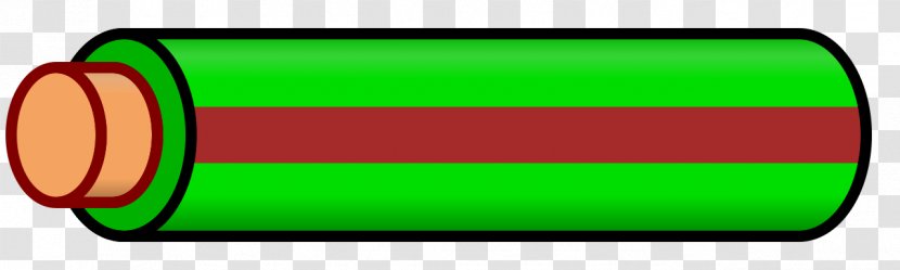 Electrical Wires & Cable Green Red - Information - Brown Stripes Transparent PNG