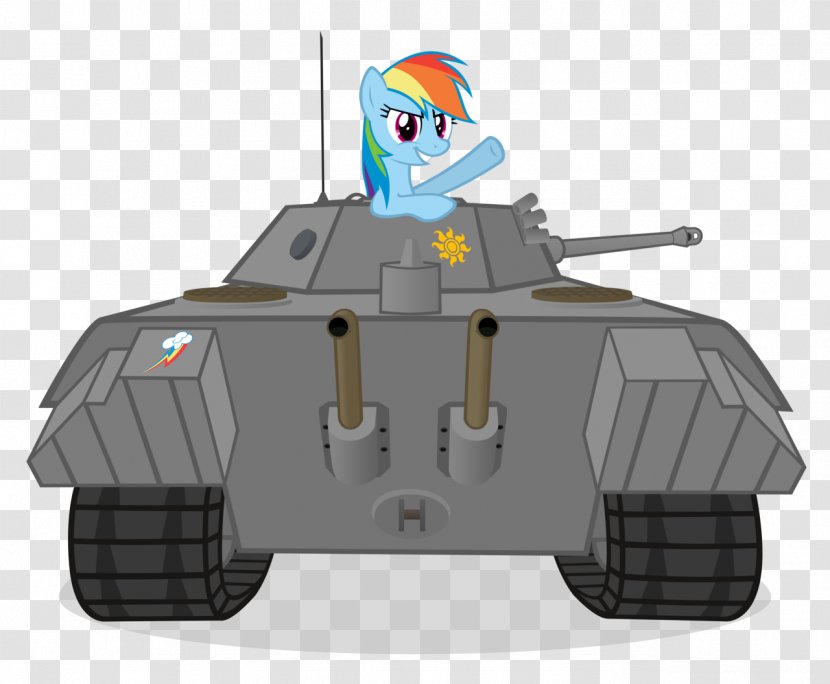 Tank Pony Rainbow Dash Derpy Hooves Applejack - Motor Vehicle Transparent PNG