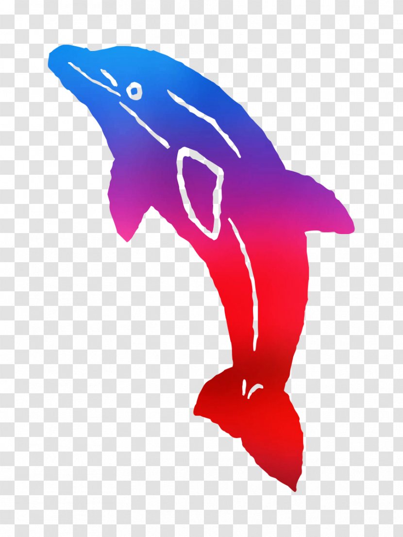 Dolphin Pink M Font Fin Fish - Animal Figure Transparent PNG