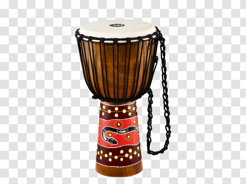 Djembe Meinl Percussion Drum Musical Tuning Goatskin - Watercolor Transparent PNG
