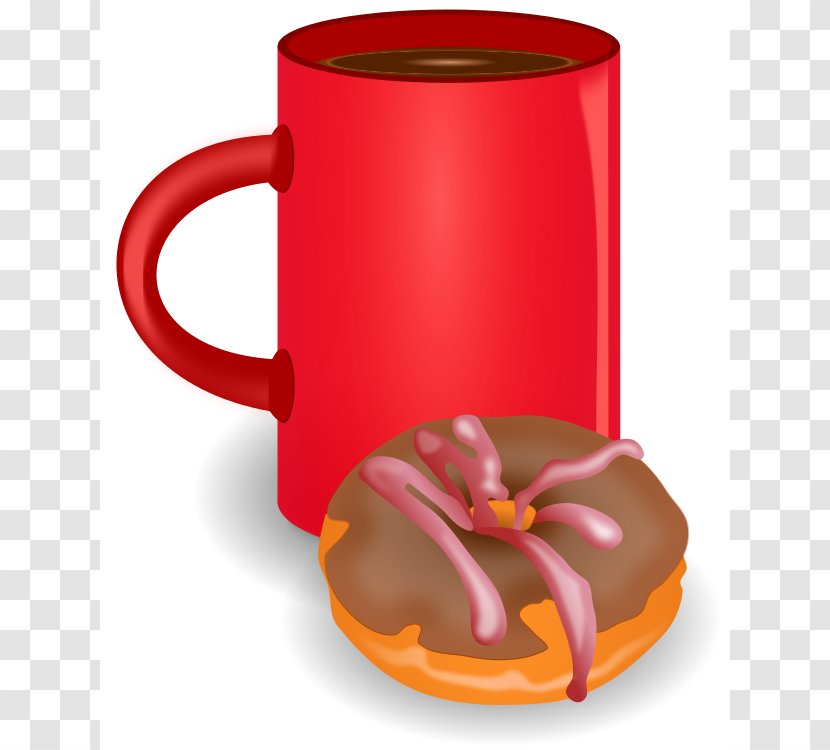 Coffee And Doughnuts Dunkin' Donuts Clip Art - Jelly Doughnut - Dog Breakfast Cliparts Transparent PNG
