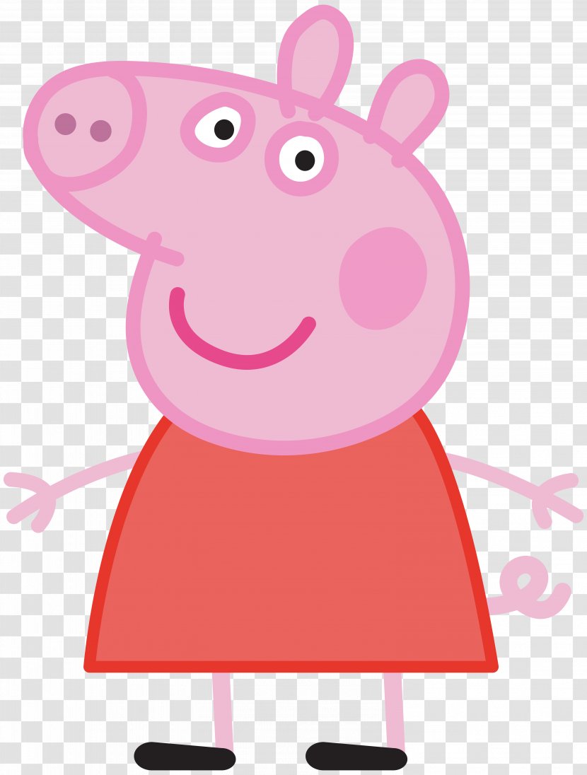Daddy Pig Mummy Standee Animated Cartoon - Flower - Peppa Transparent Image Transparent PNG