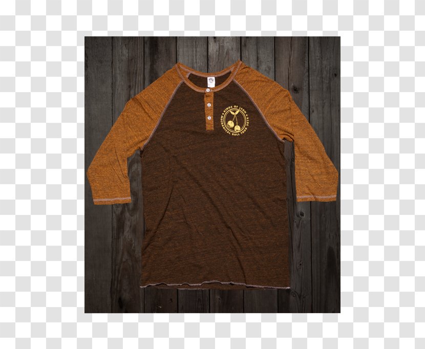Long-sleeved T-shirt Mechanical Bull Tour - Brown Transparent PNG