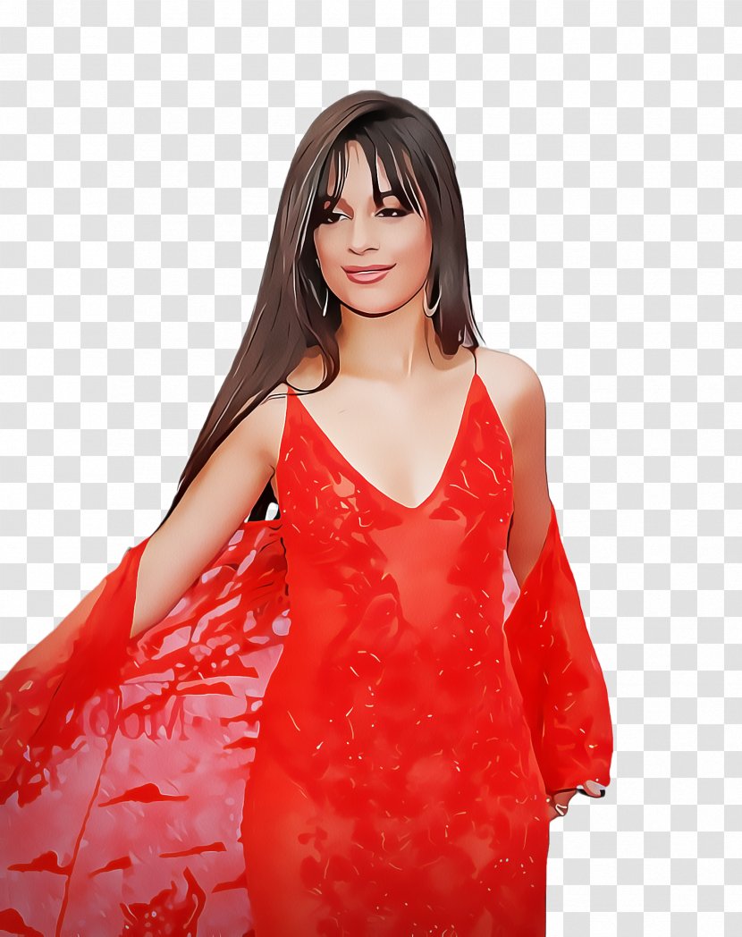 Clothing Red Shoulder Fashion Model Dress - Cocktail - Textile Photo Shoot Transparent PNG