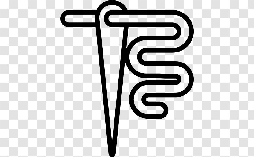 Logo Symbol Font - Area - Sewing Needle Transparent PNG