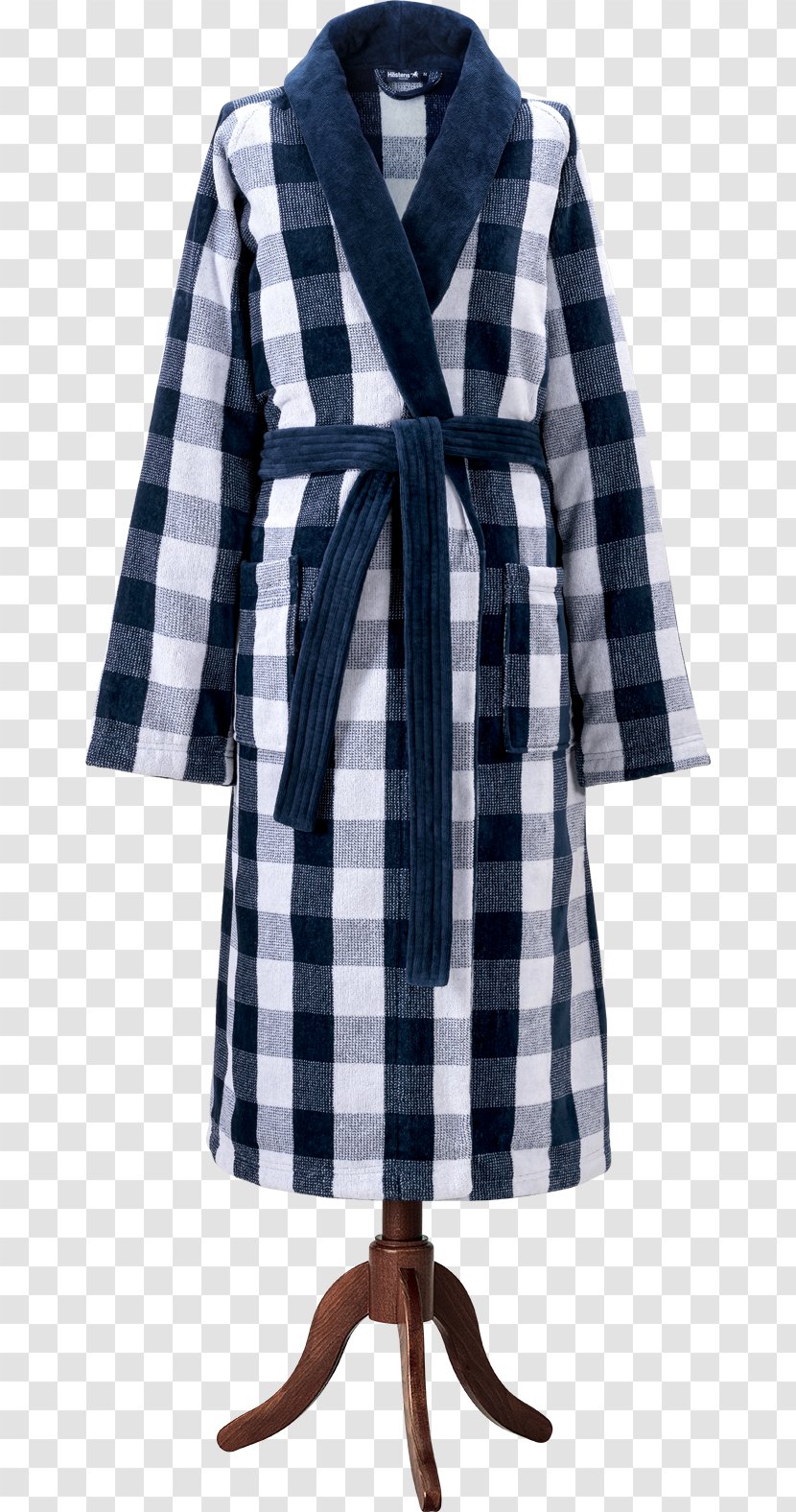 Bathrobe Pajamas Nightwear Dress - Overcoat Transparent PNG