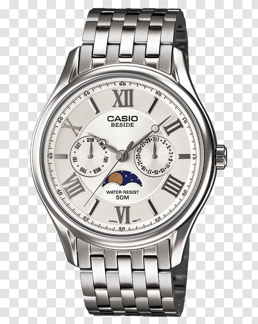 Casio Clock Watch Steel - Shopping Transparent PNG