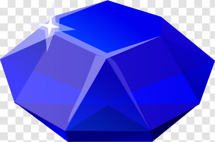 Sapphire Gemstone Blue - Diamond Transparent PNG