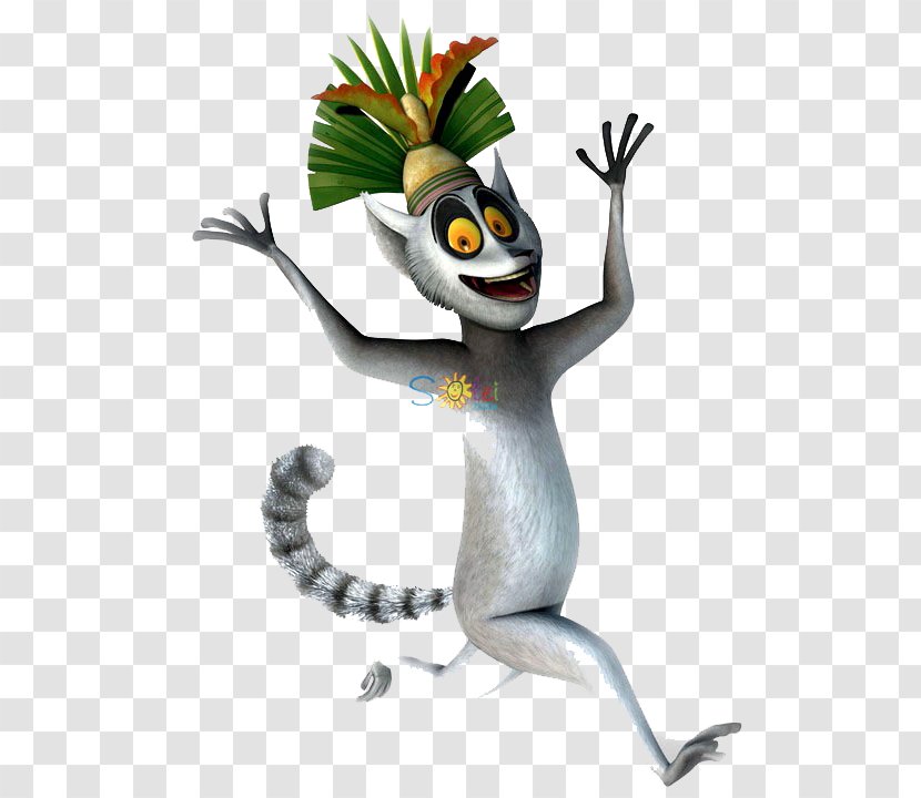 Julien Madagascar Lemur YouTube Animation - Youtube Transparent PNG