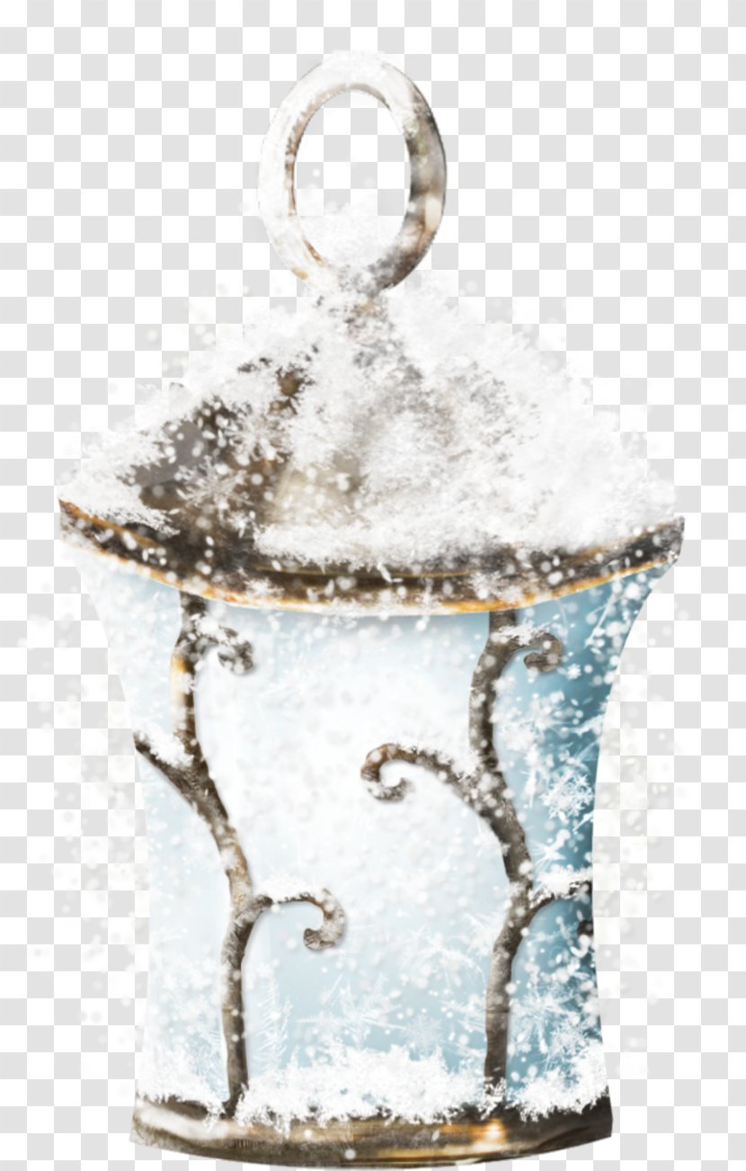 Winter Snow Hard Rime Lantern Lighting - Jewellery - Pouring Transparent PNG