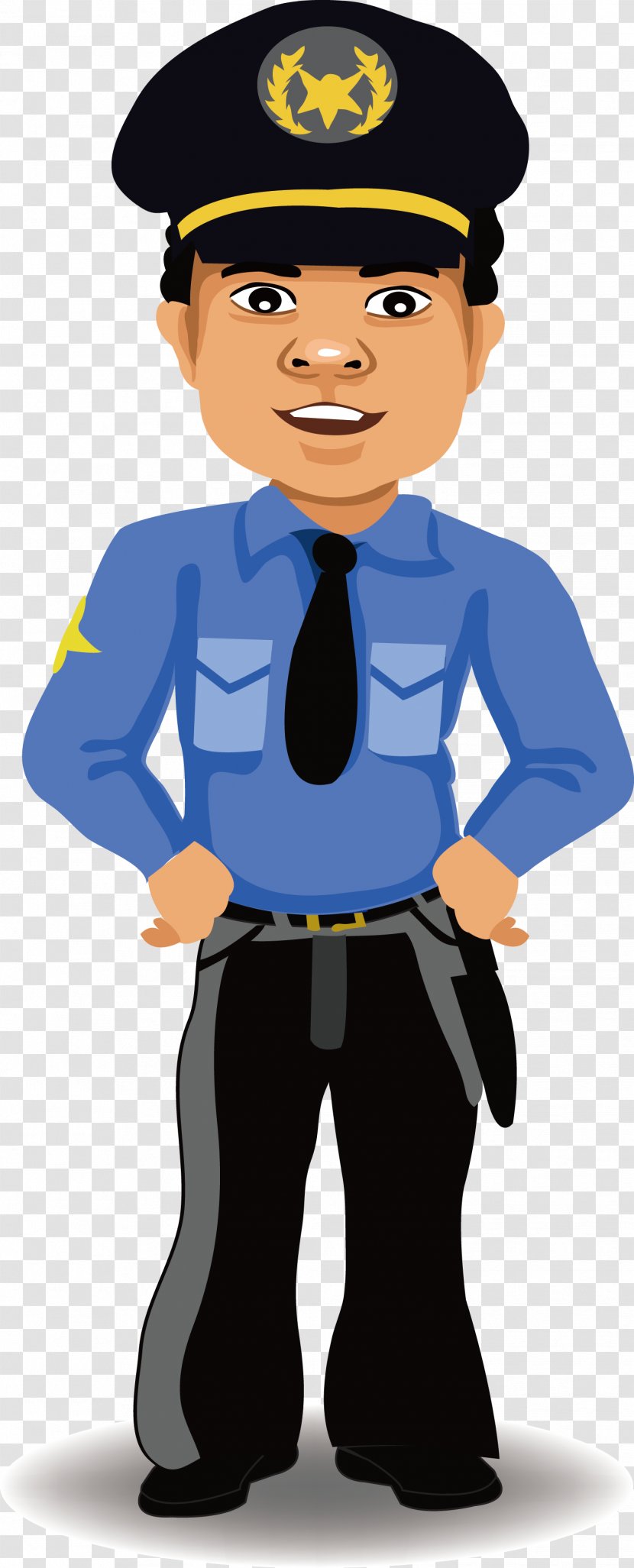 Police Officer Cartoon Security - People's Vector Transparent PNG