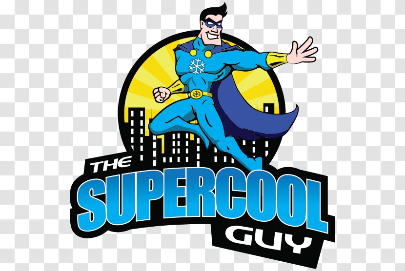 Logo Air Conditioning Brand The Super Cool Guy Graphic Design - Daikin Transparent PNG