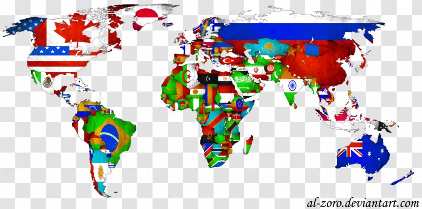 World Map Globe Flag Transparent PNG