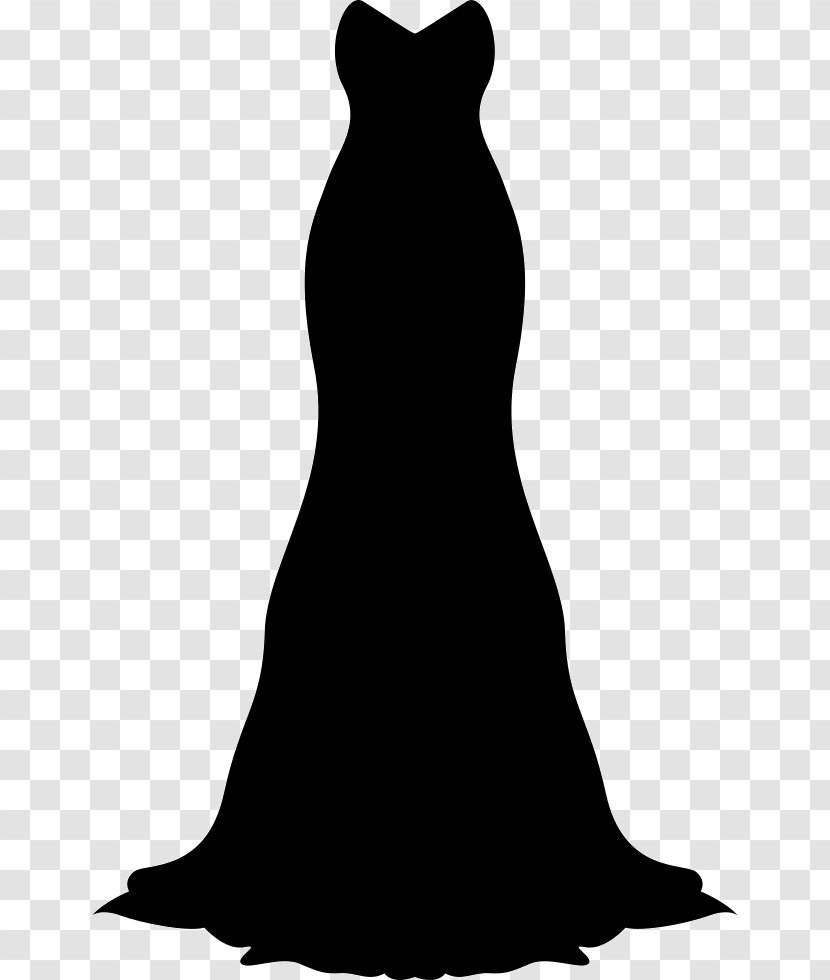 Little Black Dress Gown Formal Wear - Dog Like Mammal Transparent PNG