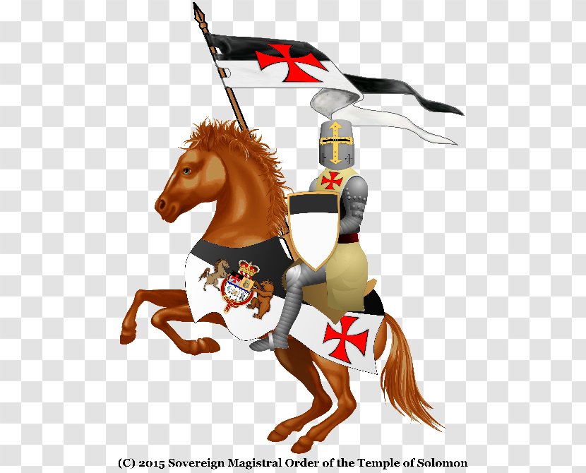 Knights Templar Solomon's Temple Secret Society Heraldry - Mythical Creature - Knight Transparent PNG