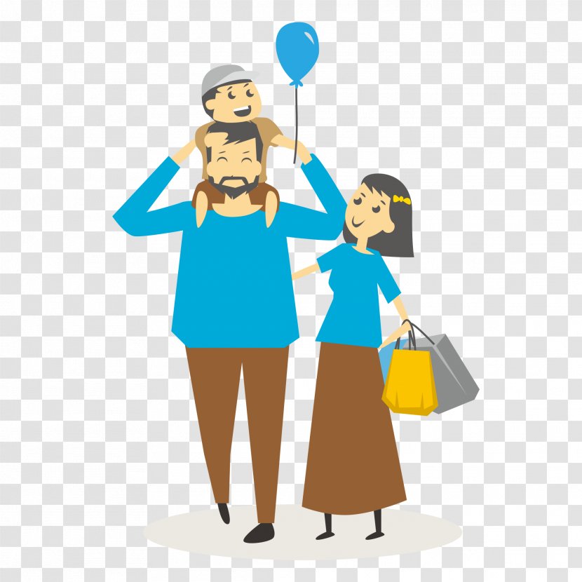 Cartoon Download - Happy Family Transparent PNG