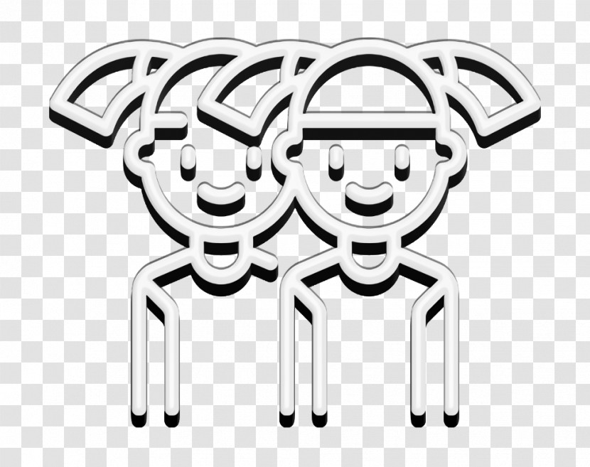 Twins Icon Family Icon Transparent PNG