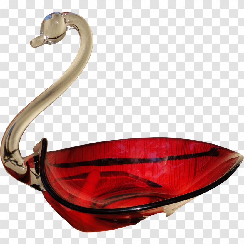 Carnival Glass Vase Muurla - Swan Transparent PNG