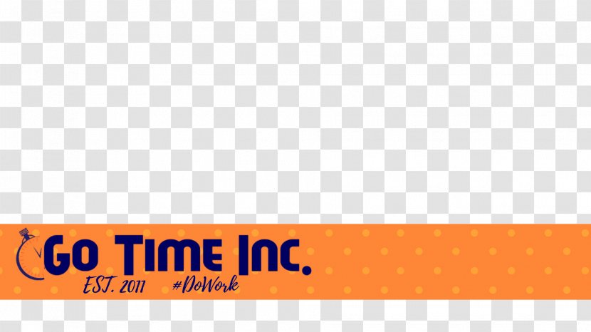 Area Logo Rectangle Font - Orange Banner Transparent PNG