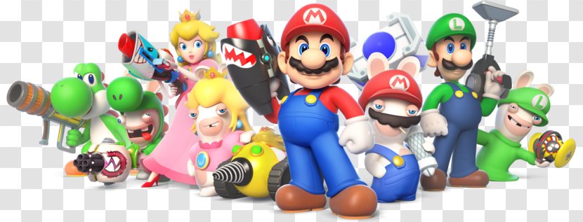 Mario + Rabbids Kingdom Battle Nintendo Switch Princess Peach Luigi - Superstar Saga Transparent PNG