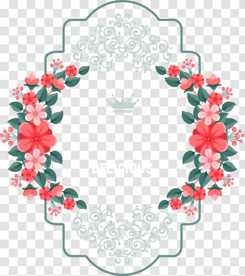 Lace Flowers Vector Elements - Pattern - Decor Transparent PNG