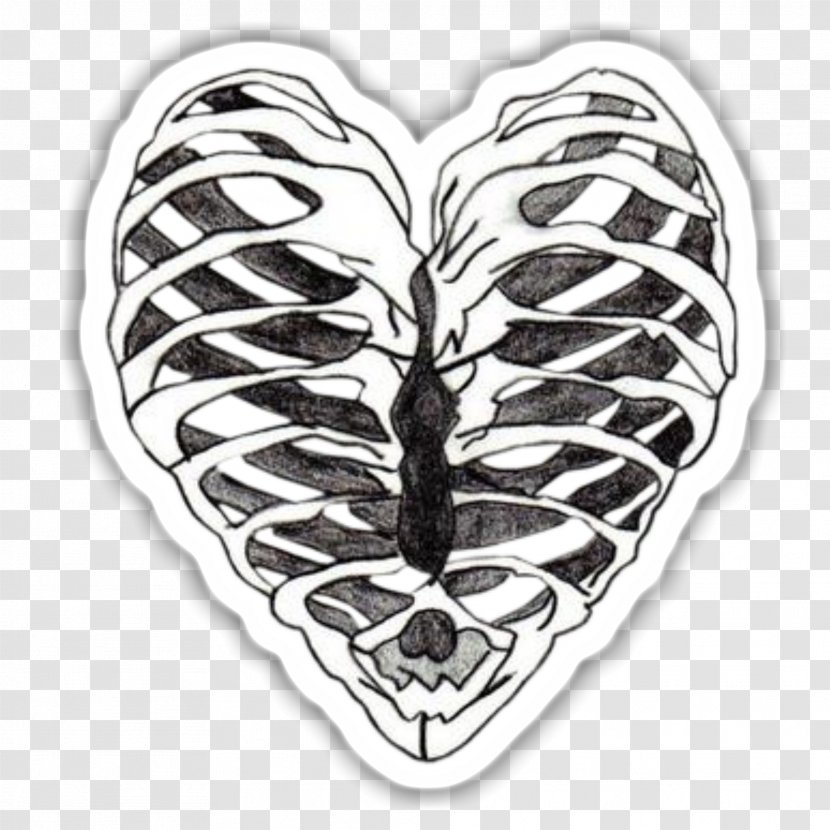 Tattoo Rib Cage - Flower Transparent PNG