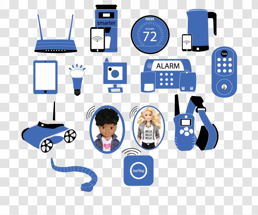 Internet Of Things Icon Design Handheld Devices - Text - Poster Transparent PNG